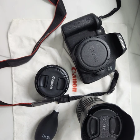 캐논 EOS 750d + 기본렌즈 (18-55) + 단렌즈 (50mm f1.8) + 가방 + 기타등등 이미지 7