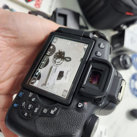 캐논 EOS 750d + 기본렌즈 (18-55) + 단렌즈 (50mm f1.8) + 가방 + 기타등등 이미지 5
