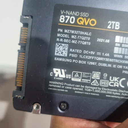 삼성 870 qvo 2tb ssd 컴퓨터 용 판매해요~*