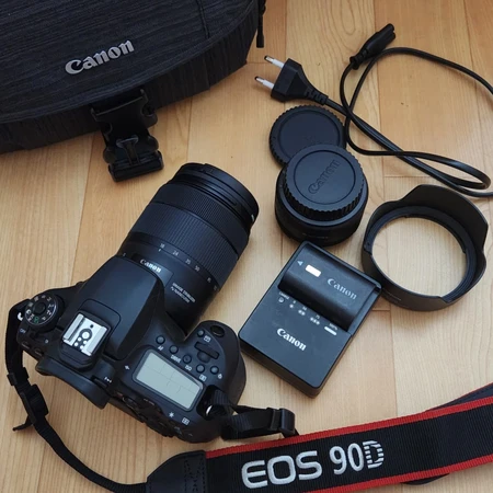 캐논 EOS 90D 18-135 IS USM KIT, EF50 mm 렌즈