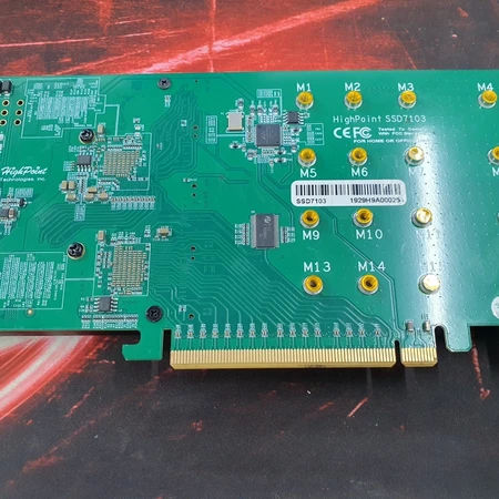 M.2 SSD 4개 추가 컨트롤러 카드 + 2T SSD 판매합니다 이미지 2