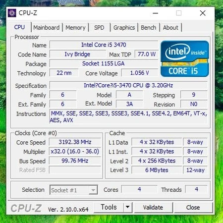 사무용 컴퓨터 i5-3470 GTX 750Ti DDR3 8GB SSD 120GB