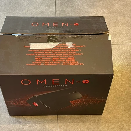 eGPU HP omen Accelerator + RTX2060