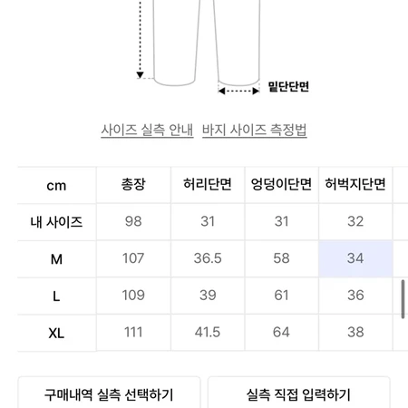 낫포너드 카펜터 팬츠 m