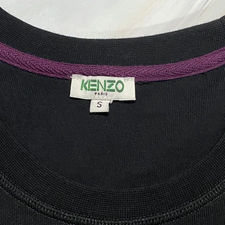 KENZO 겐조 심벌 레인보우 스웻셔츠 원피스 블랙 44-55