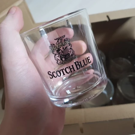 (새상품 새것❗️) 스카치 블루 언더락잔 6개입❗ 유리잔 맥주잔 유리컵 양주잔 술잔 scotch blue 인테리어