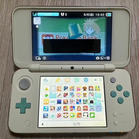 닌텐도 new 2ds xl 동물의 숲 에디션 풀박스