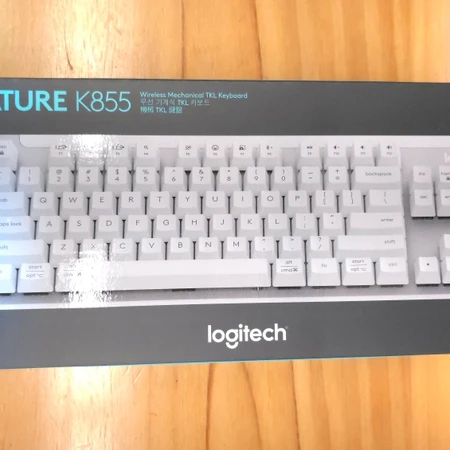 로지텍 SIGNATURE TKL K855 무선 블루투스 기계식 키보드 적축