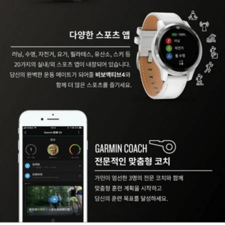 Garmin 스타워즈 레이 가민 스마트워치  포러너 55 기능