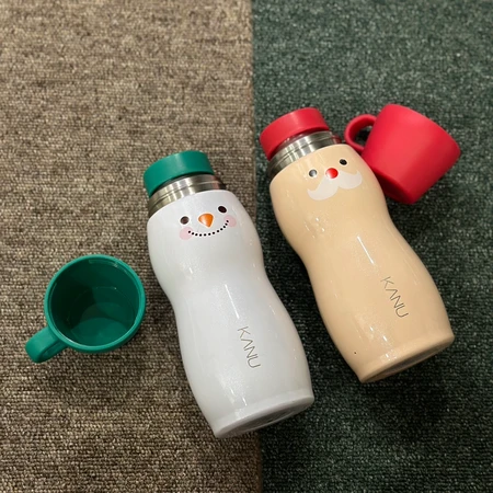 눈사람+산타 텀블러(새것) 보온보냉 ⛄️🎅🏻