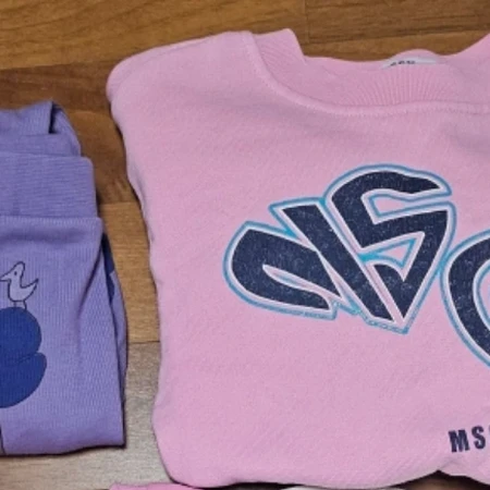 여아 6Y MSGM 크롭맨투맨