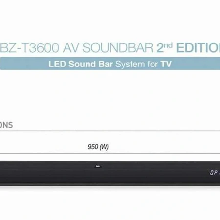 브리츠 BZ-T3600 AV Soundbar 무선블루투스 TV 사운드바