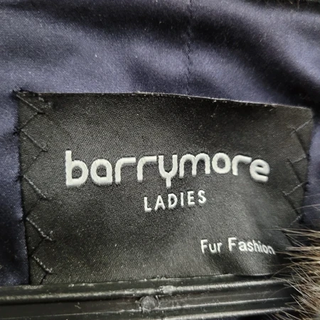 Barrymore 후드 밍크코트