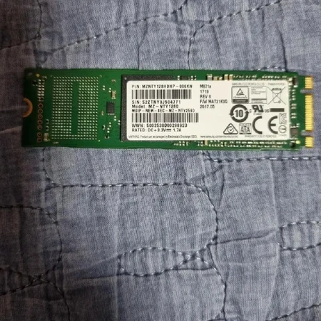 삼성 m.2 ssd m871a 2280 128gb sata 팝니다 B등급